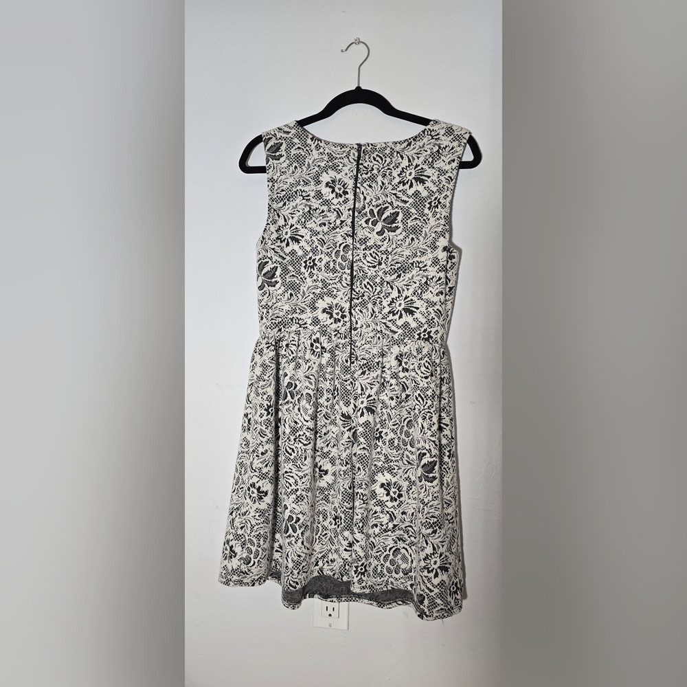 BeBop Black and White Patterned Mini Dress - Picture 2 of 4